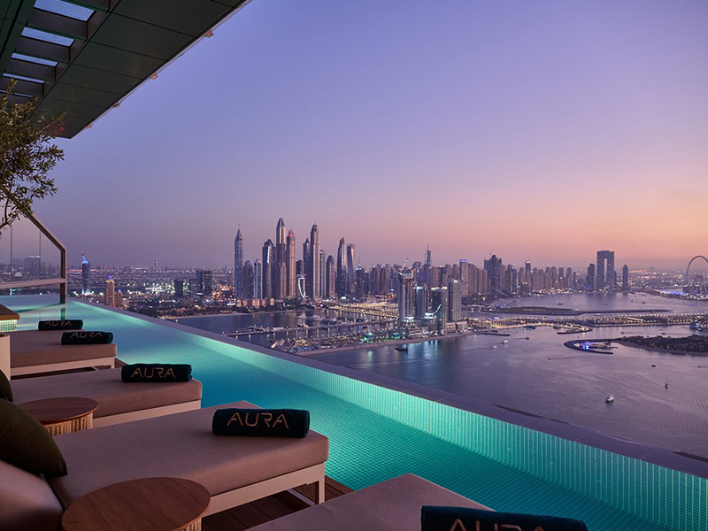 rooftop pools in Dubai